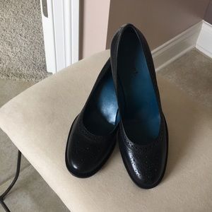 White m t. High heels shoes size 11 M.